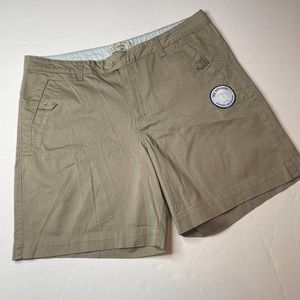 Riders By Lee Woman’s Shorts Extended Tab Closure Khaki Beige Lay Smooth Woman16